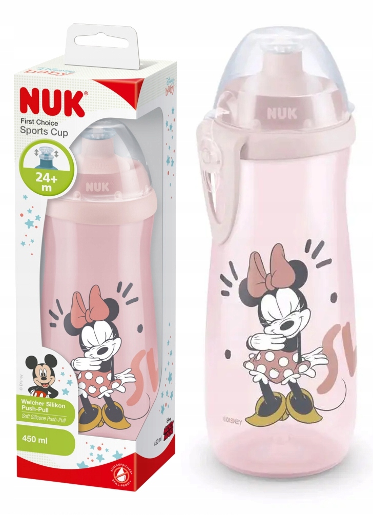 NUK-KUBEK-BIDON-SPORTS-CUP-450ML-MYSZKA-MINNIE-24M