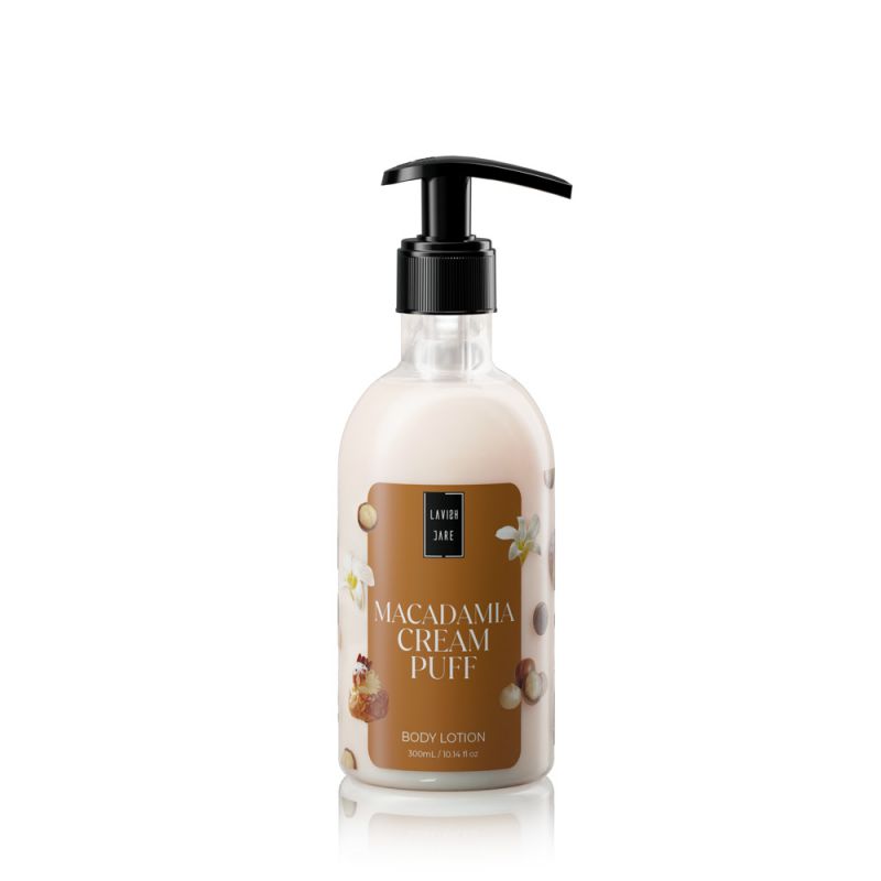 LC - Macademia Cream Puff Hand Body Cream-800x800 Lavish Care Macadamia Cream Puff Body Lotion, 300ml - Image 1