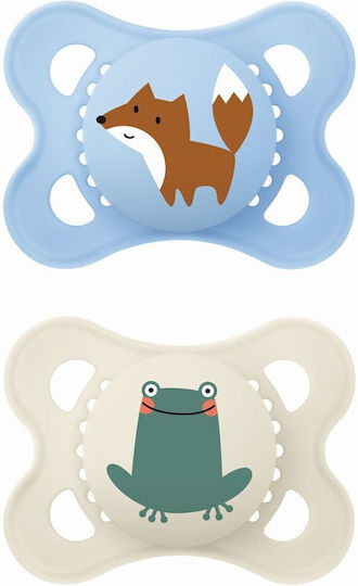 Mam Πιπίλες Σιλικόνης Γαλάζιο για 2-6 μηνών 2τμχ - Image 1