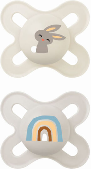 Mam Original Start Ορθοδοντικές Πιπίλες Σιλικόνης με Θήκη για 0-2 μηνών 2τμχ - Image 1