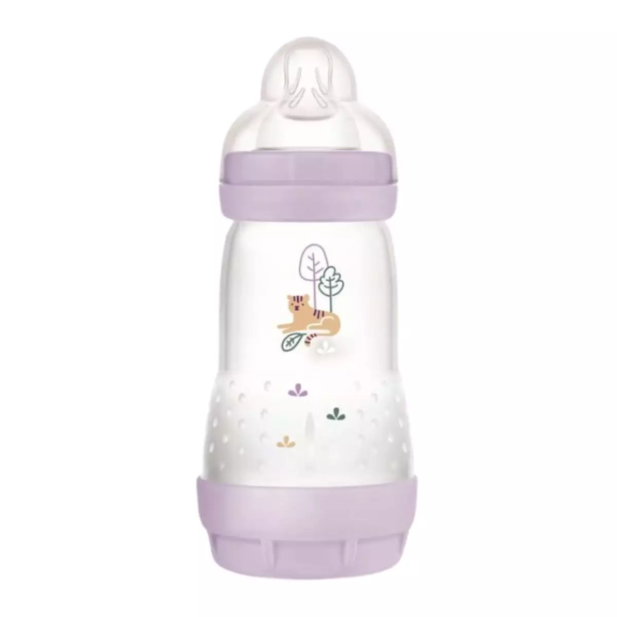 9001616833151-1.jpg Mam Γυάλινο Μπιμπερό Easy Start Κατά των Κολικών με Θηλή Σιλικόνης 260ml - Image 1