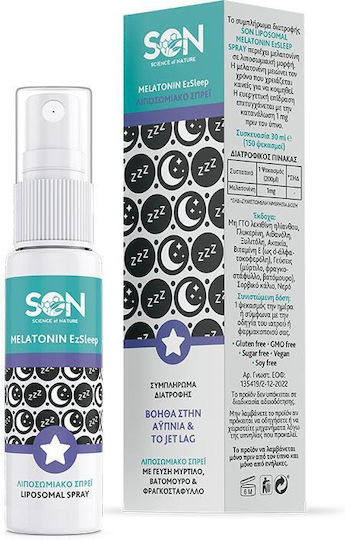 Science of Nature Melatonin Ezsleep Συμπλήρωμα για τον Ύπνο 30ml - Image 1
