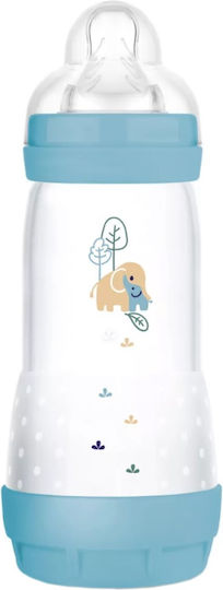 Mam Πλαστικό Μπιμπερό Easy Start Κατά των Κολικών με Θηλή Σιλικόνης για 4+ μηνών Μπλε 320ml - Image 1