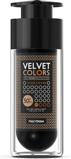 Frezyderm Velvet Colors Liquid Foundation SPF50 30ml - Image 1
