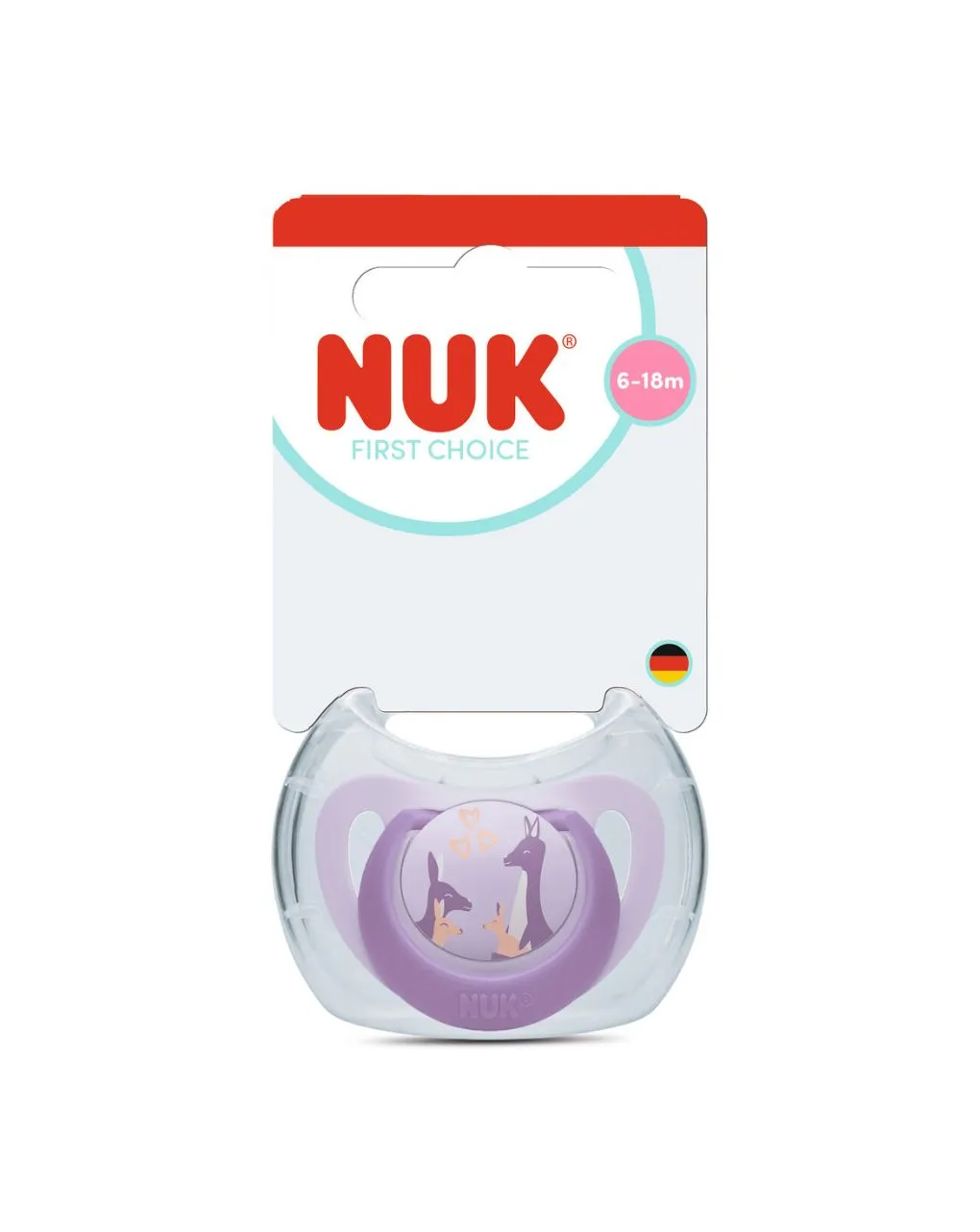 cd982e4b-xz_1600948_1 Nuk πιπίλα σιλικόνης first choice soft 6-18m kangaroo - Image 1
