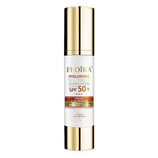 Froika Hyaluronic Silk Touch SPF50+ Αδιάβροχη Αντηλιακή Κρέμα Προσώπου 50ml - Image 1