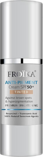 xlarge_20231016095909_froika_anti_pigment_krema_prosopou_me_chroma_kai_spf50_gia_panades_30ml Froika Anti-Pigment Κρέμα Προσώπου Ημέρας με Χρώμα και SPF50 κατά των Πανάδων με Βιταμίνη C & Πεπτίδια 30ml - Image 1