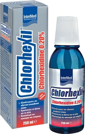 Intermed Chlorhexil® 0.20% Mouthwash Στοματικό Διάλυμα με 0.20% Χλωρεξιδίνη, 250ml - Image 1