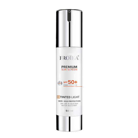xlarge_20260202155602_froika_premium_sunscreen_antiliaki_krema_prosopou_spf50_me_chroma_50ml Froika Premium Tinted Light SPF 50+ Αντηλιακή Κρέμα Προσώπου με Χρώμα 50ml - Image 1