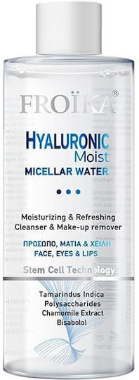 xlarge_20260212124006_froika_hyaluronic_moist_micellar_water_afairesis_makigiaz_prosopou_mation_cheilion_400ml Froika Hyaluronic Moist Micellar Water Αφαίρεσης Μακιγιάζ Προσώπου, Ματιών & Χειλιών 400ml - Image 1