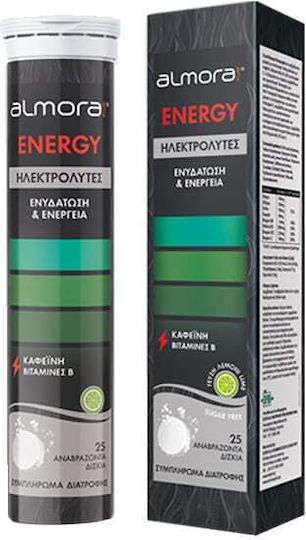 almora PLUS® ENERGY Lime 25 αναβράζοντα δισκία - Image 1