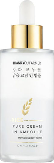 Thank You Farmer Rice Pure Cream Ενυδατική Κρέμα Προσώπου με Νιασιναμίδη & Ρύζι 50ml - Image 1