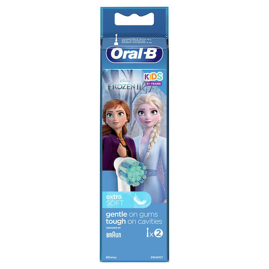 xlarge_20260303140623_oral_b_antallaktika_ilektrikis_odontovourtsas_kids_2tmch_gia_3_chronon Oral-B Ανταλλακτικά Ηλεκτρικής Οδοντόβουρτσας Kids 2τμχ για 3+ Χρονών - Image 1