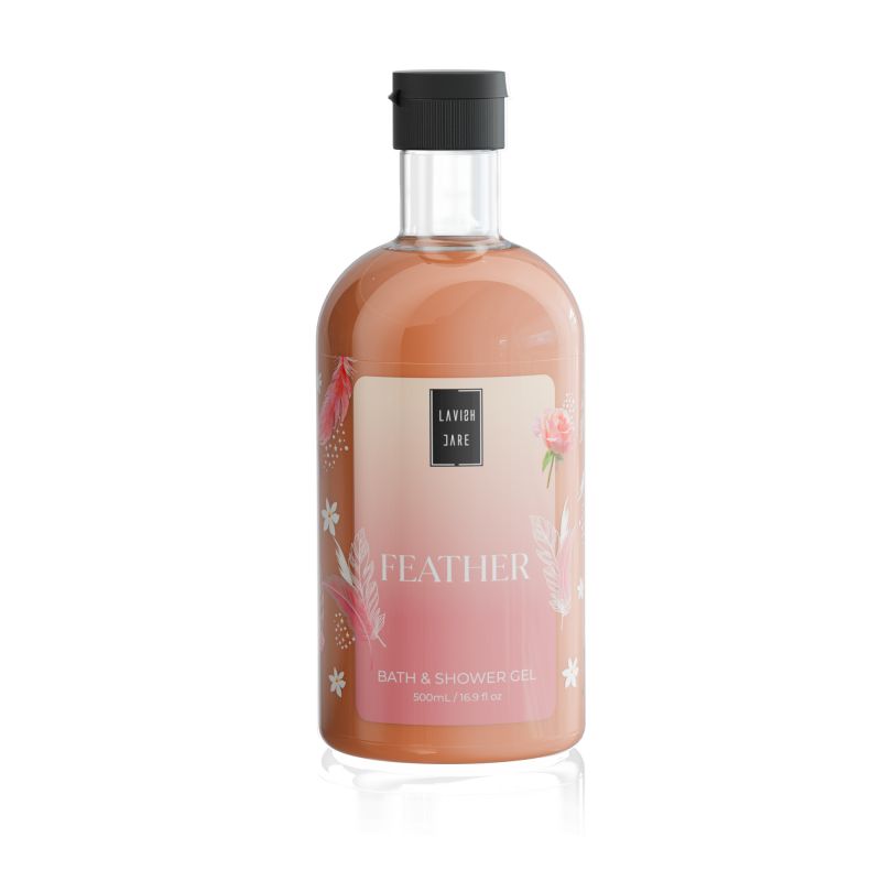 LC - Feather Shower Gel-800x800 (1) Feather - Shower Gel - 500ml - Image 1