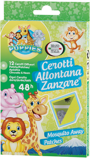 xlarge_20220926110856_brand_italia_allontana_zanzare_entomoapothitika_aytokollita_puppies_katallila_gia_paidia_48tmch Brand Italia Allontana Zanzare Εντομοαπωθητικά Αυτοκόλλητα Puppies Κατάλληλα για Παιδιά 12τμχ - Image 1