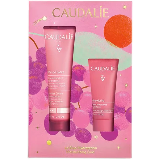 3522930005971_1 Caudalie Promo VinoHydra Moisturizing Cleansing Gel 30ml & Moisturizer Sorbet Cream 60ml - Image 1