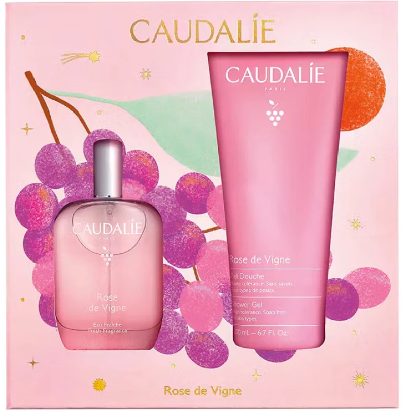 3dc6c10153252efef6b8f0e671274b7a.png Caudalie Set Rose Des Vignes Fresh Fragrance Γυναικείο Άρωμα 50ml & Rose Des Vignes Shower Gel Αφρόλουτρο 200ml - Image 1