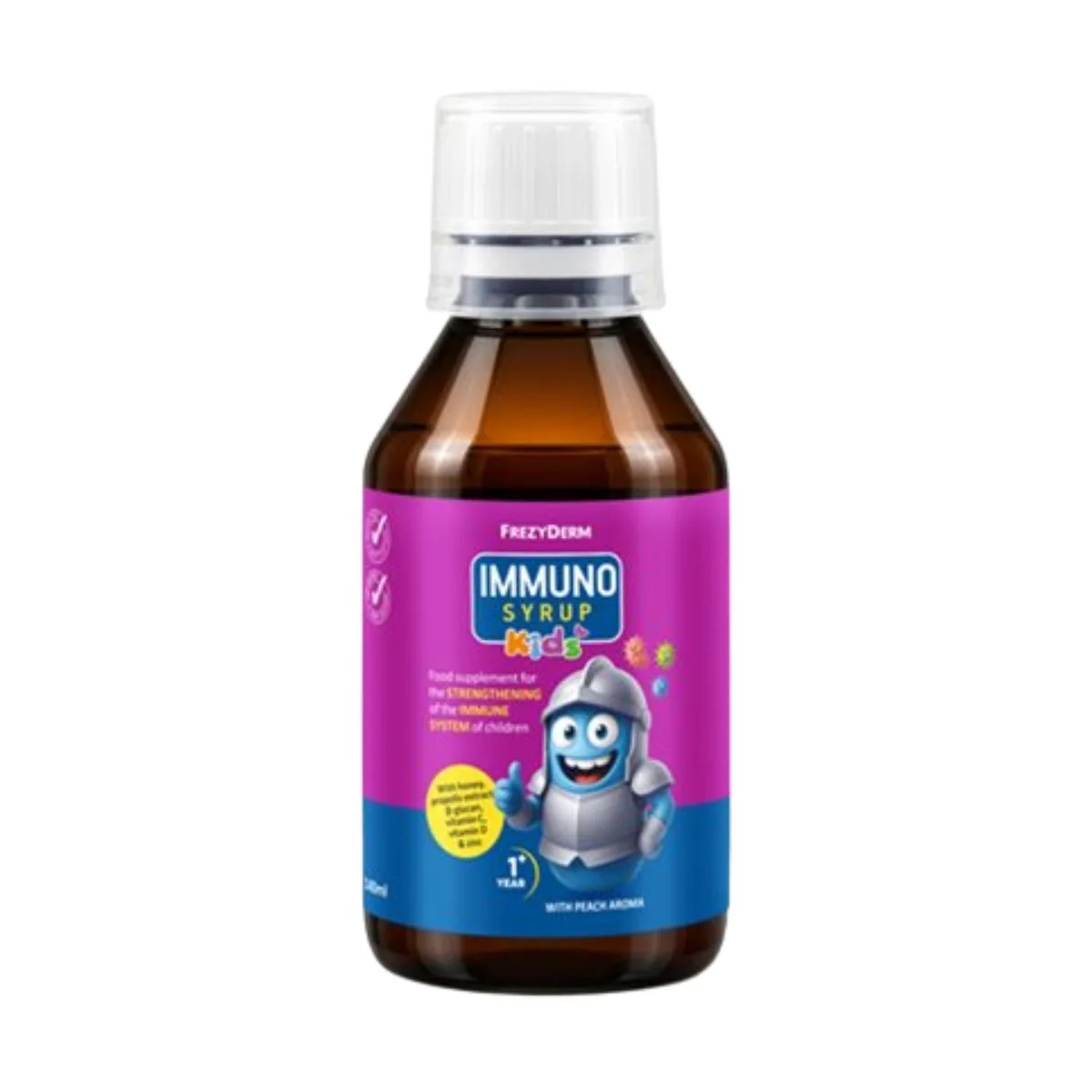 FRE1039 Frezyderm Immuno Syrup Kids 140 ml - Image 1