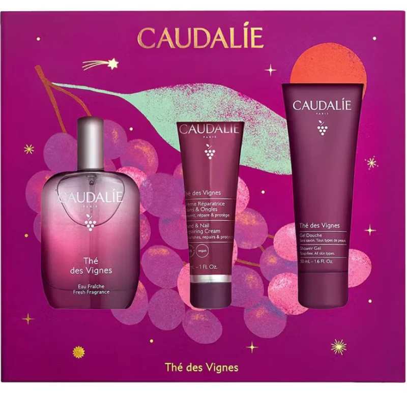 f6c600aaec219c5ef331a95e2cafc7ba.png Caudalie Set The Des Vignes Fresh Fragrance Γυναικείο Άρωμα 50ml + Hand & Nail Cream Θρεπτική Κρέμα Χεριών 30ml + Shower Gel Αφρόλουτρο 50ml - Image 1
