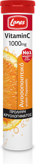 xlarge_20240206145315_lanes_vitamin_c_eff_vitamini_gia_energeia_anosopoiitiko_1000mg_portokali_20_anavrazonta_diskia Lanes Vitamin C Eff 1000mg Πορτοκάλι 20 Αναβράζοντα Δισκία - Image 1
